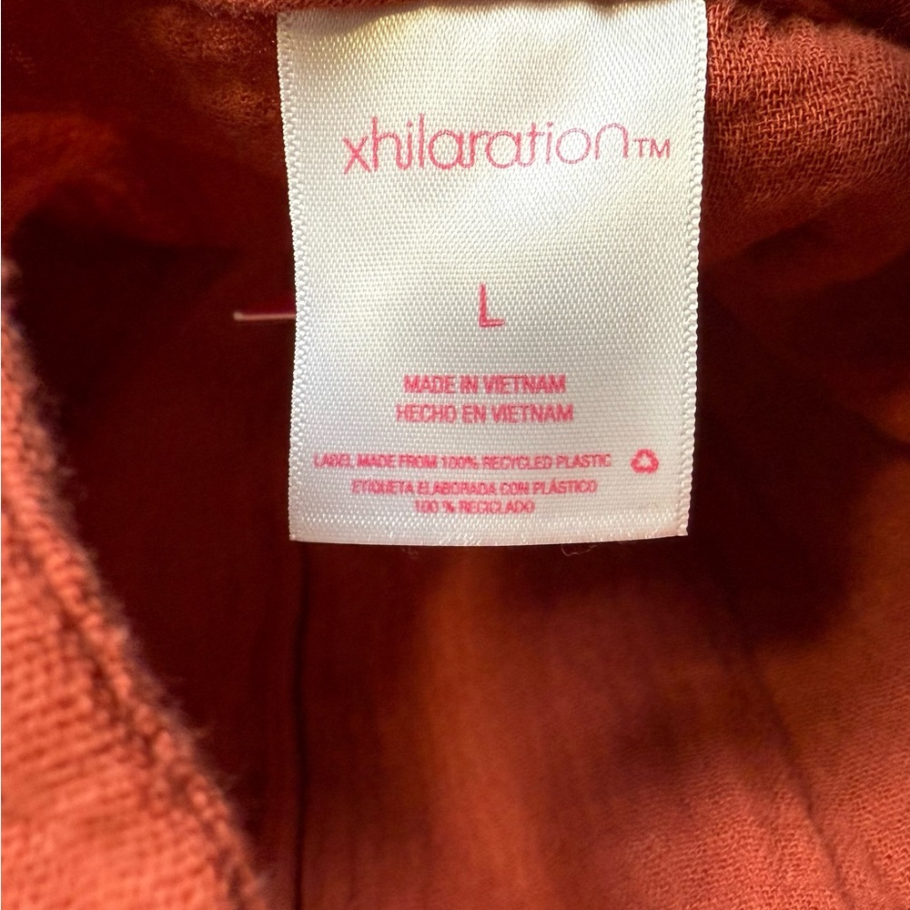NWT Xhilaration Brick Red Romper - Picture 7 of 7